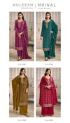 Mrinal By Vinay Kuleesh Printed Velvet Embroidery Work Dress Material Suppliers In India
